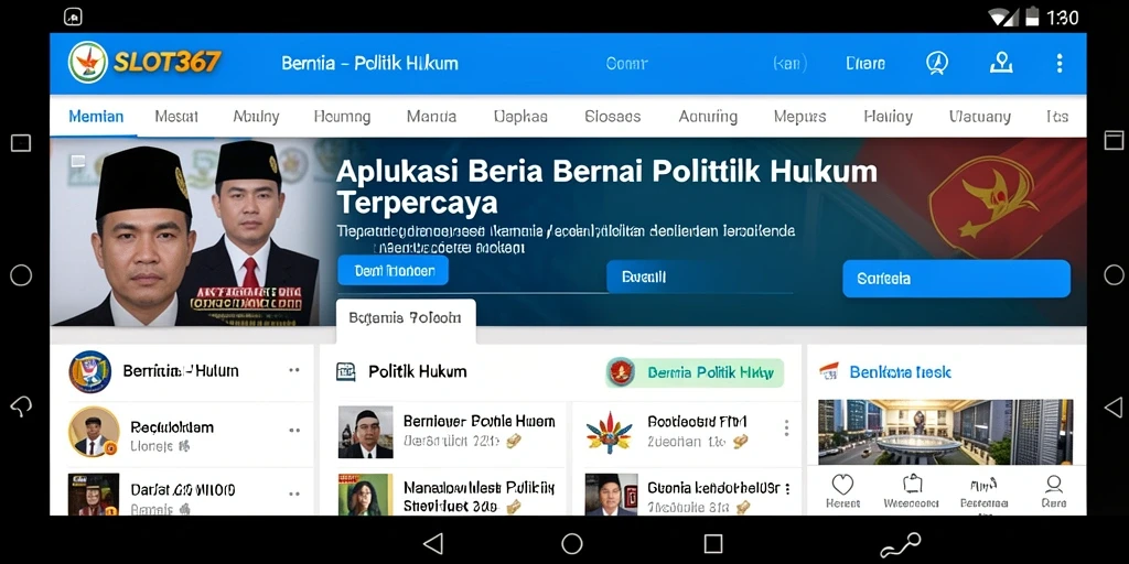 Antarmuka SLOT367 yang sederhana dan informatif.