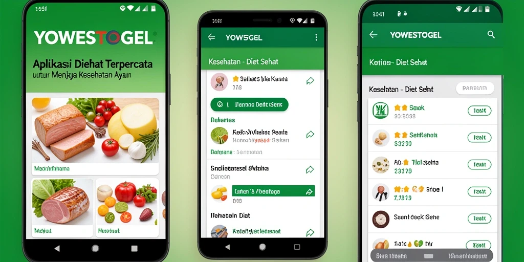Antarmuka aplikasi YOWESTOGEL yang intuitif dan menarik.