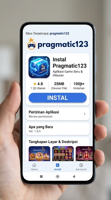 Tampilan halaman APK pragmatic123